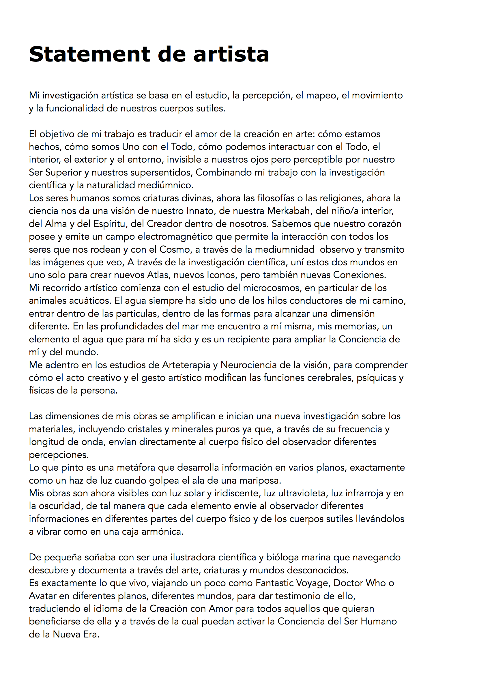 Statement Ely